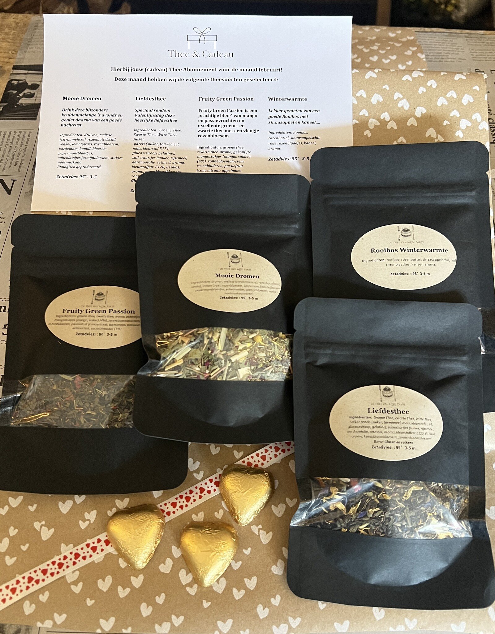 Valentijn thee Abonnement 3 maanden
