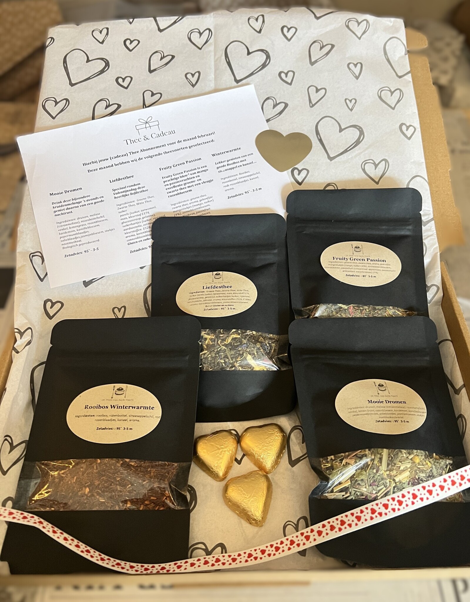 Valentijn thee Abonnement 6 maanden