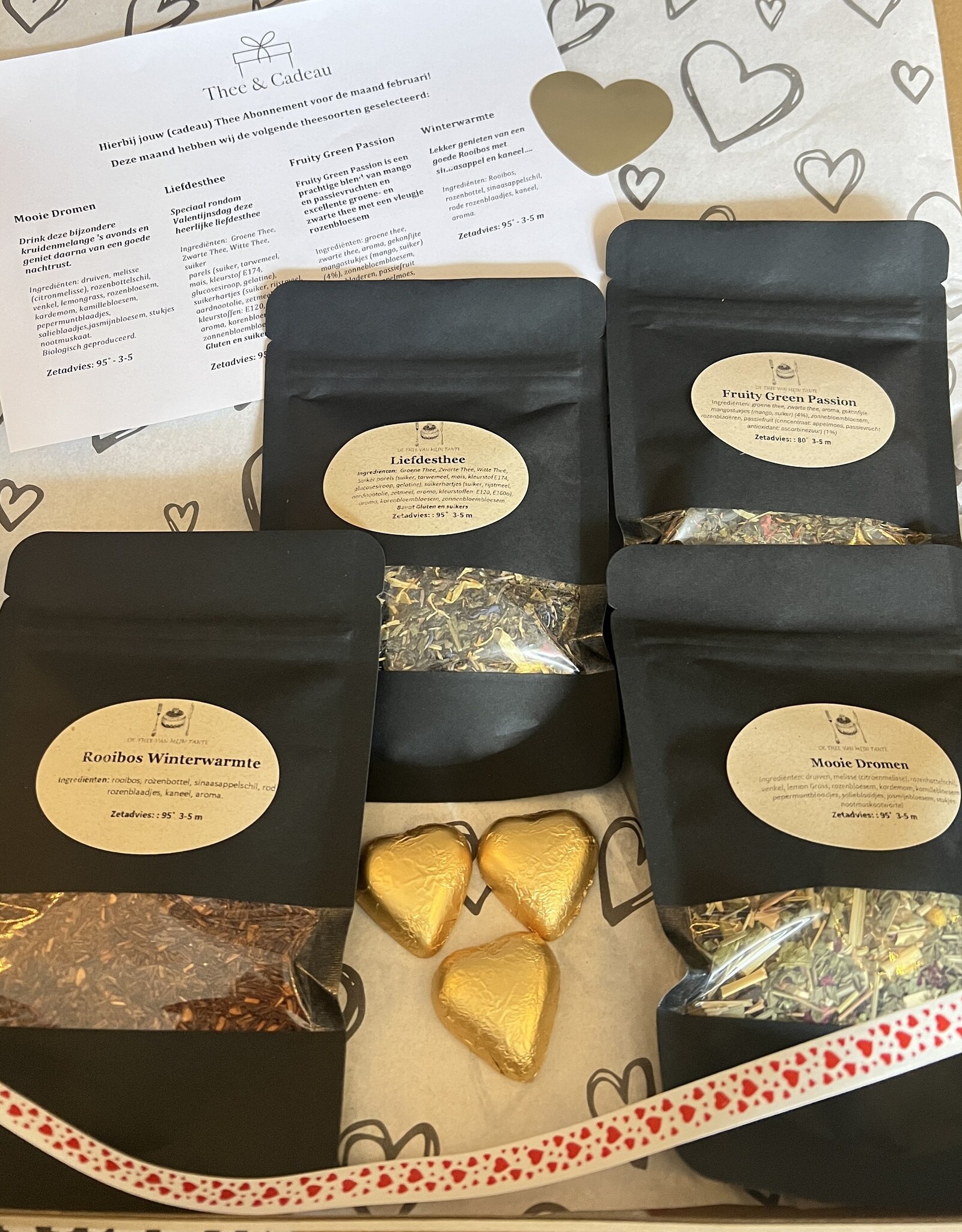 Valentijn thee Abonnement 6 maanden