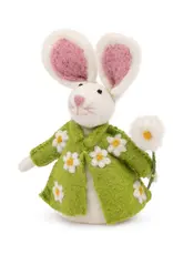 Sjaal met Verhaal Decoratiehaas met margrietjes