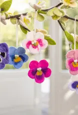 Sjaal met Verhaal Viooltje van Vilt - hanger