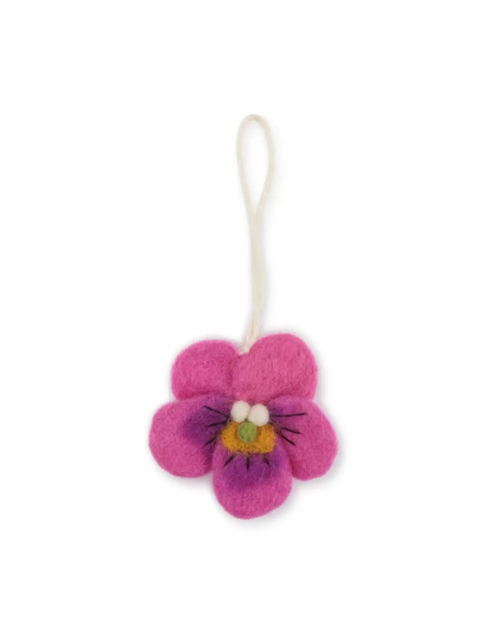 Sjaal met Verhaal Viooltje van Vilt - hanger