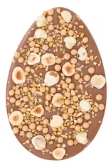 Paasei chocolade met hazelnoot en caramel