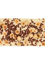 Witte chocoladereep met hazelnoot en kaneel