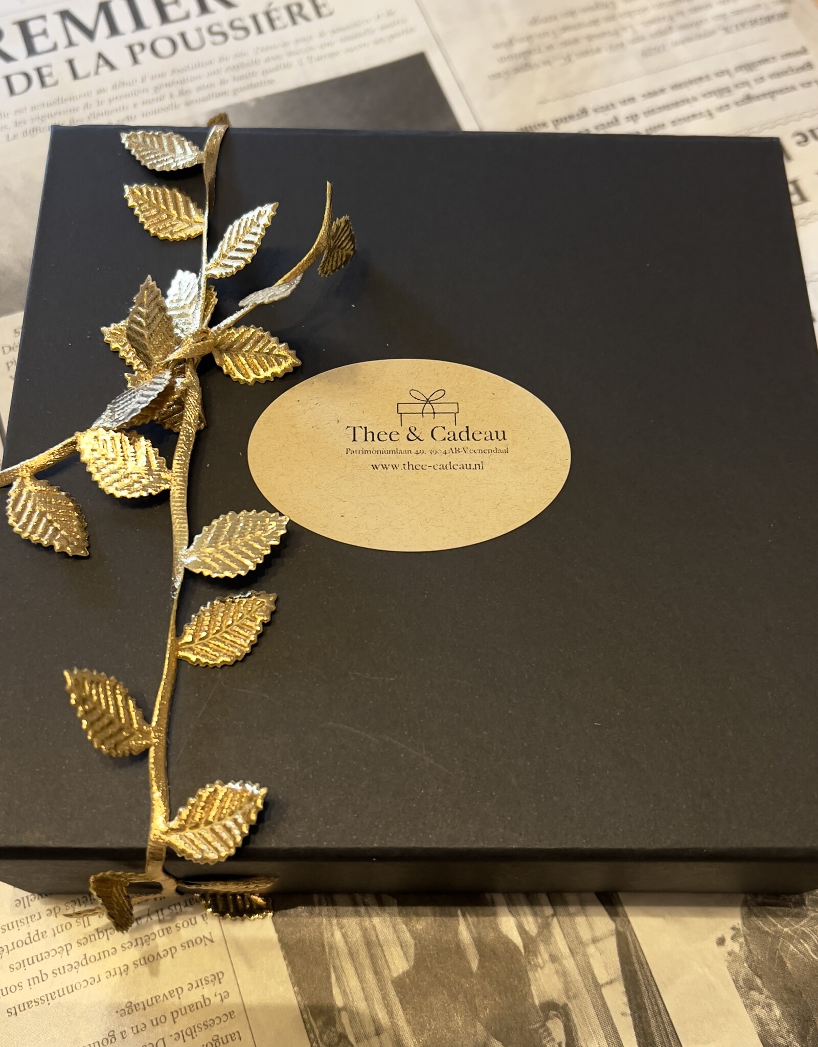 Theedoos - zelf samen te stellen - 4 theesoorten