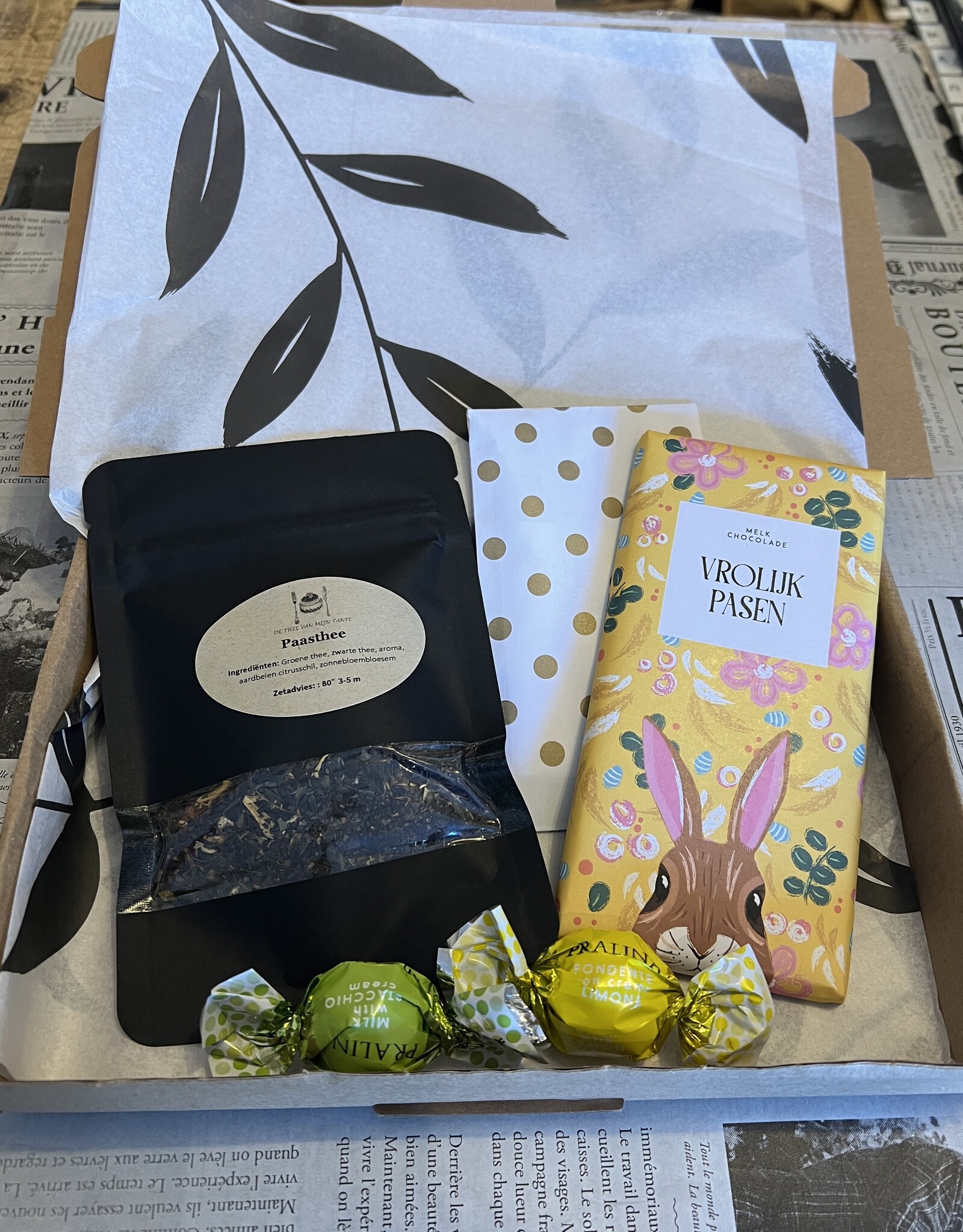 Brievenbuspakket - Paaspakketje Vrolijk Pasen