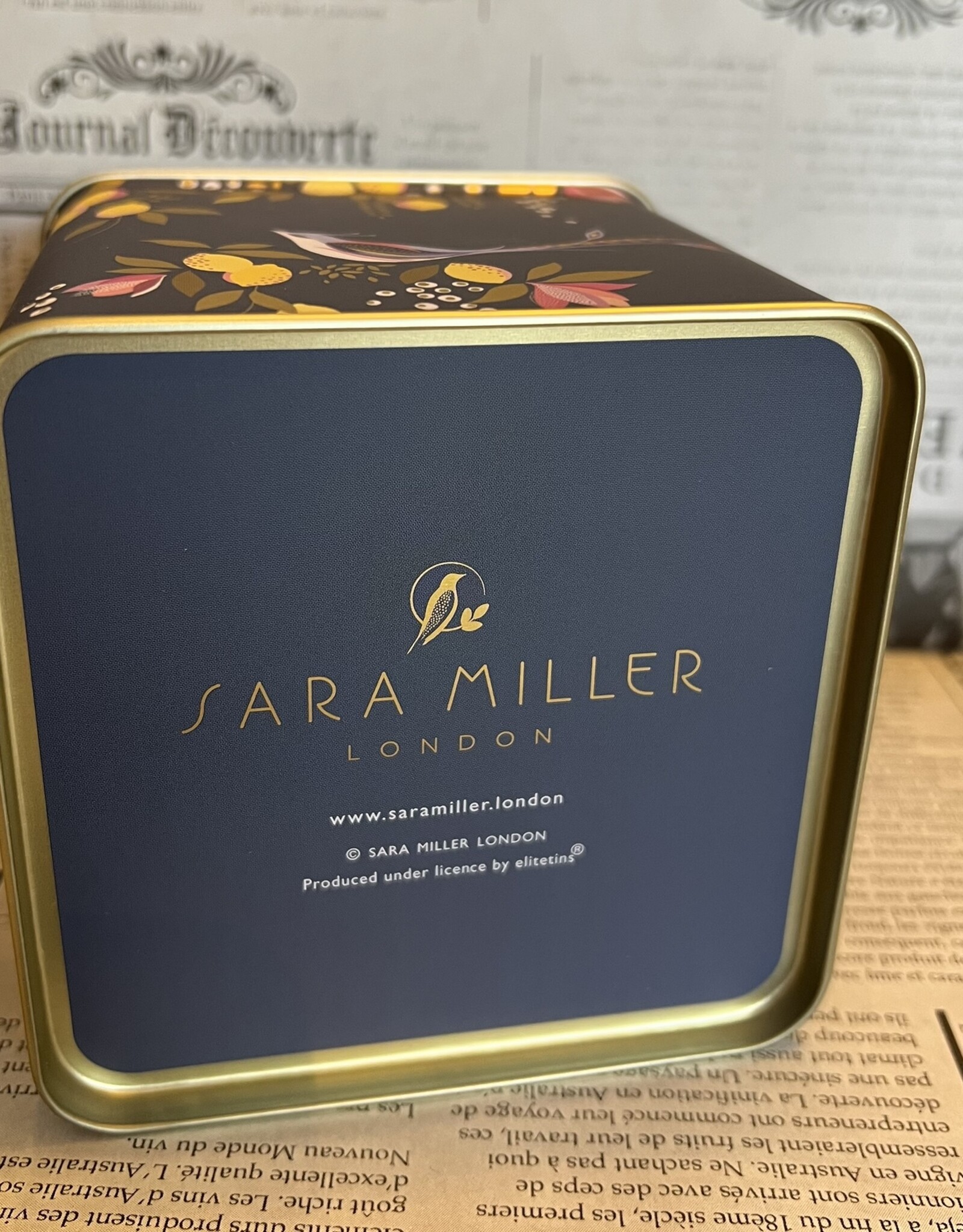 sara miller Theeblik groot Botanical -  Zwart