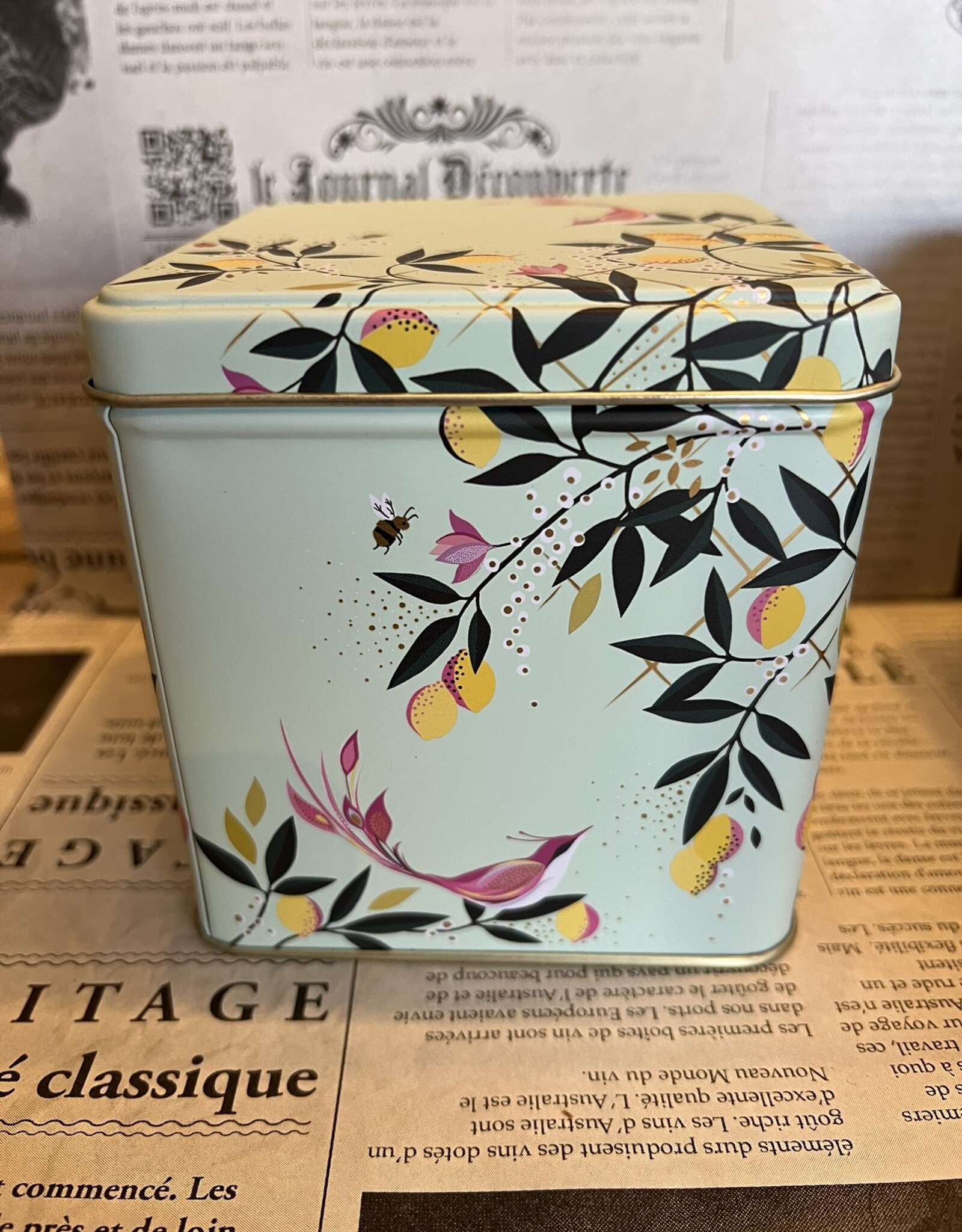 sara miller Theeblik groot Botanical - licht blauw