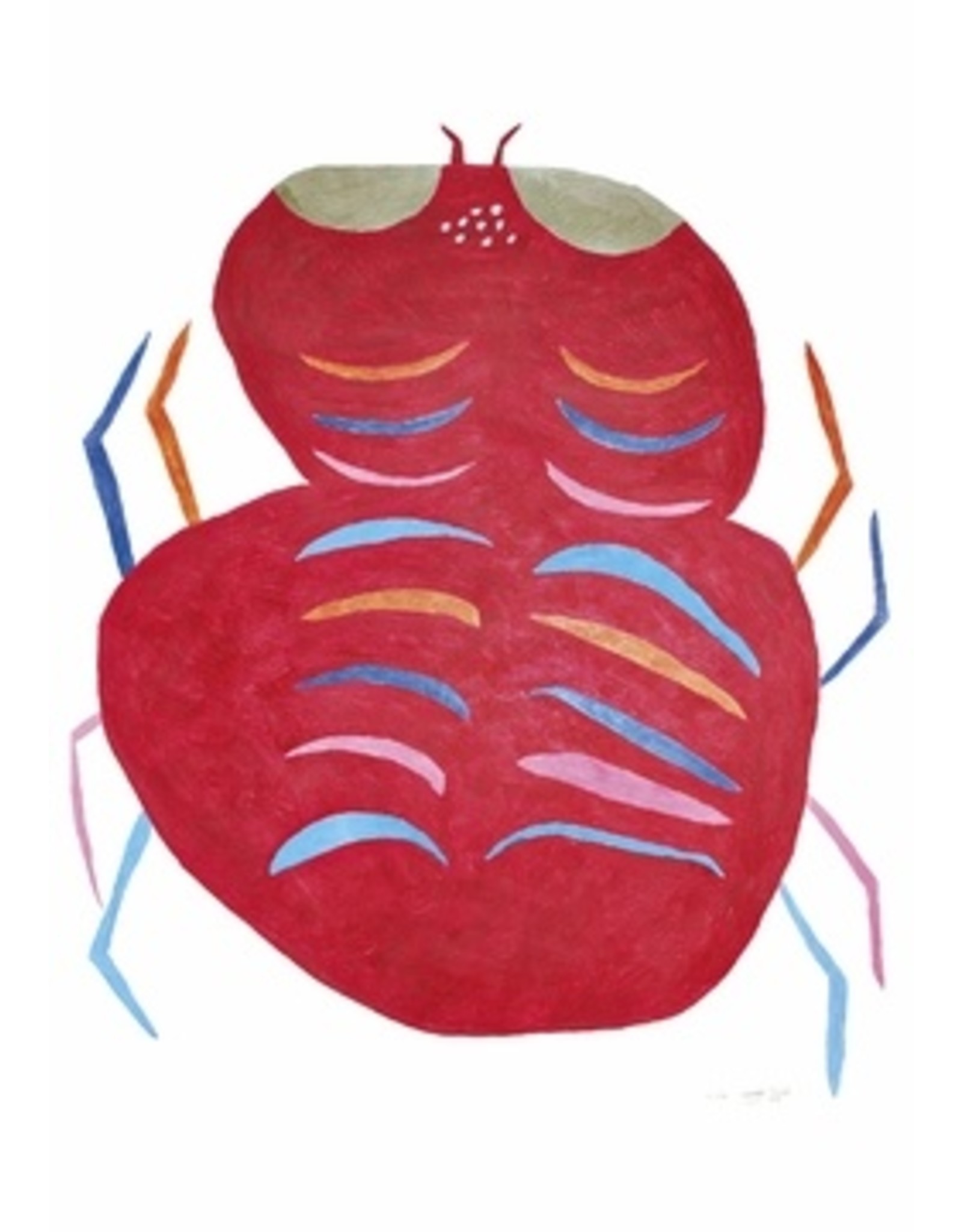 Cape Dorset Art Card:  Red Spider