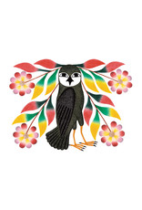 Cape Dorset Art Card: Owl's Bouquet