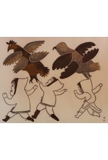 Cape Dorset Running with Birds