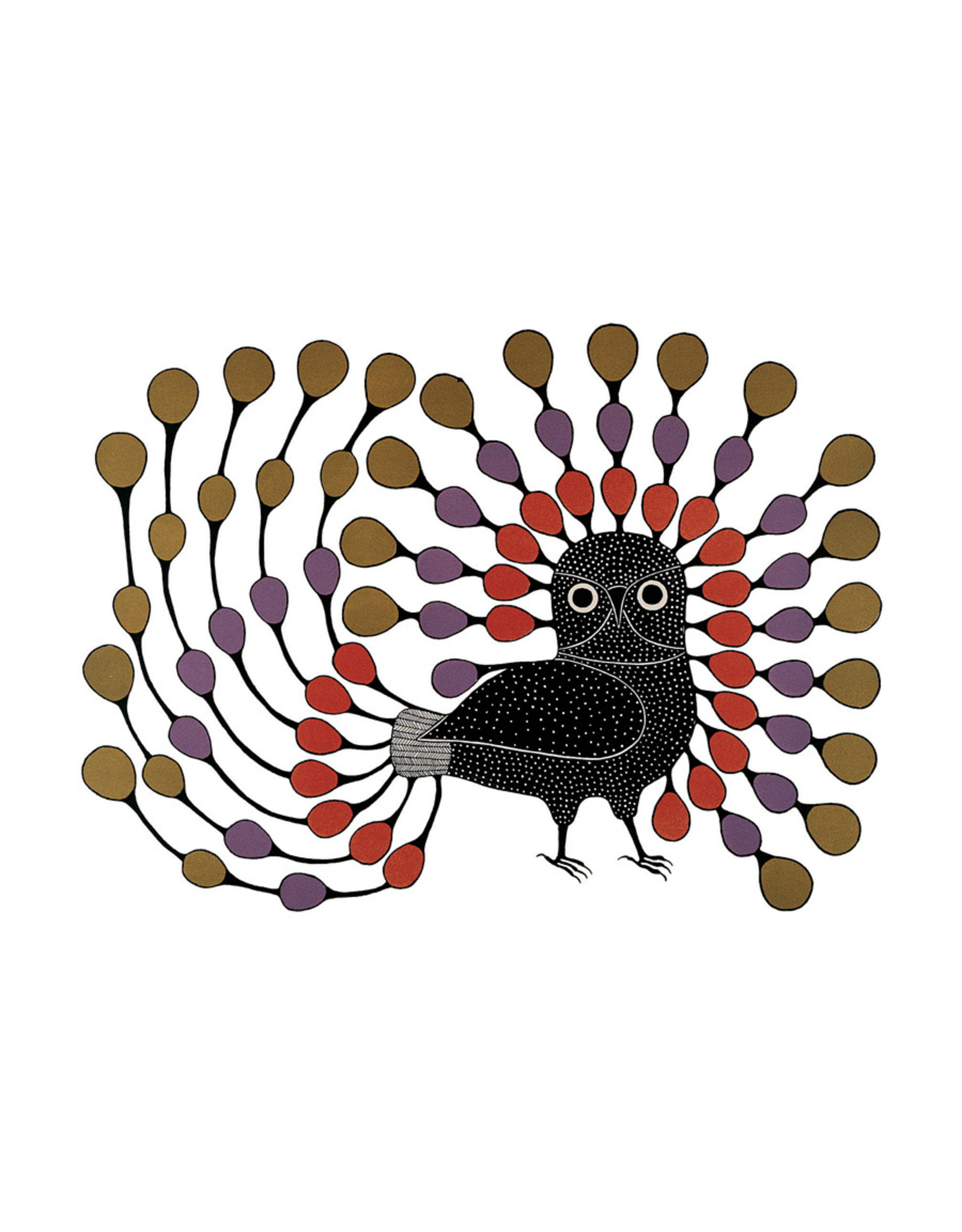 Cape Dorset Art Card: Illustrious Owl