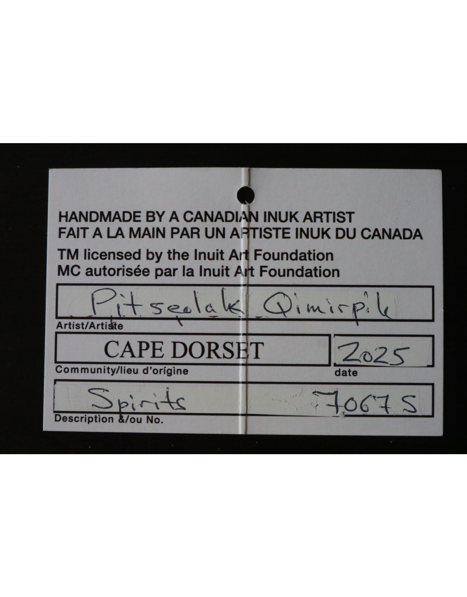 Kinngait [Cape Dorset] Spirits