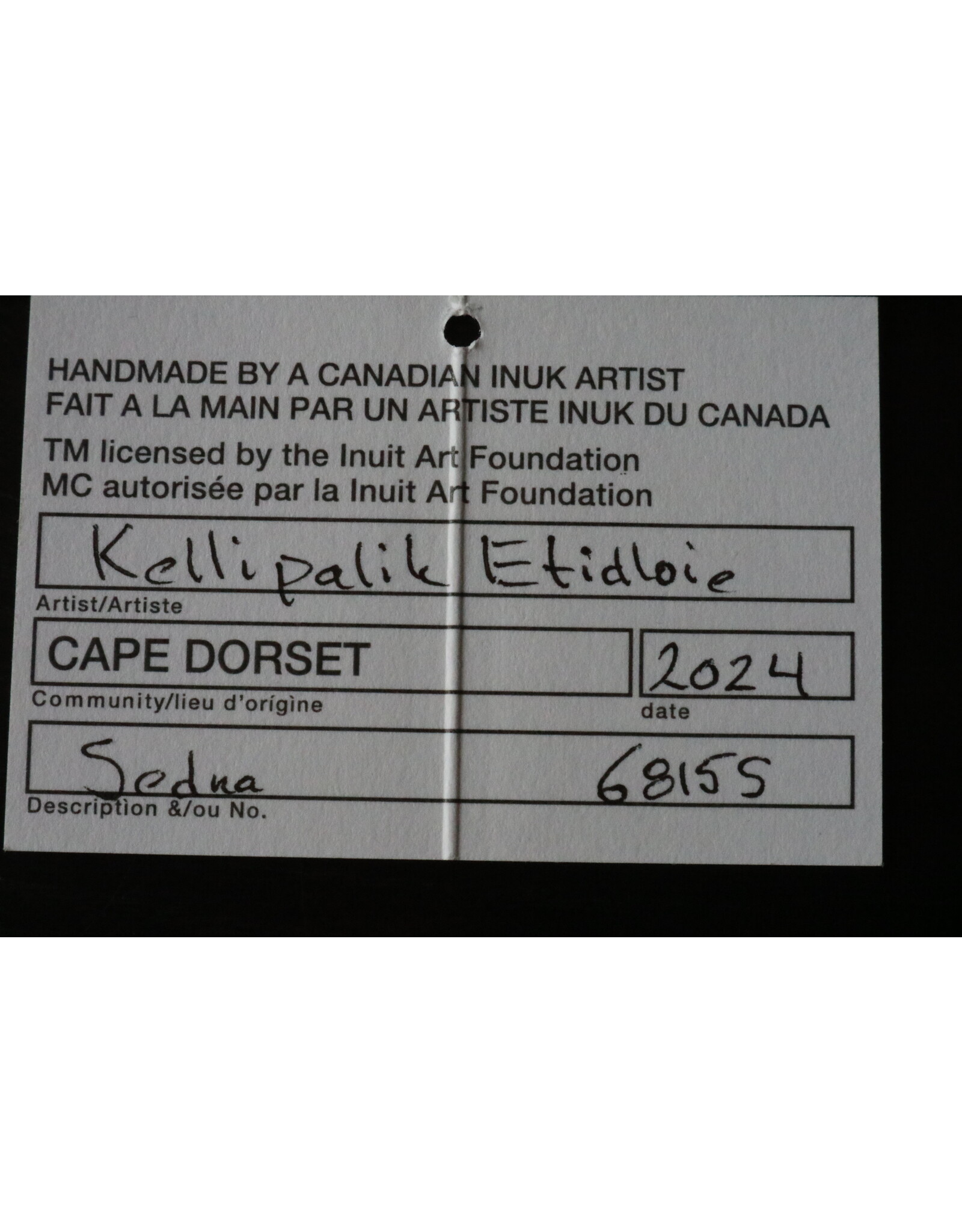 Kinngait [Cape Dorset] Sedna -Etidloie