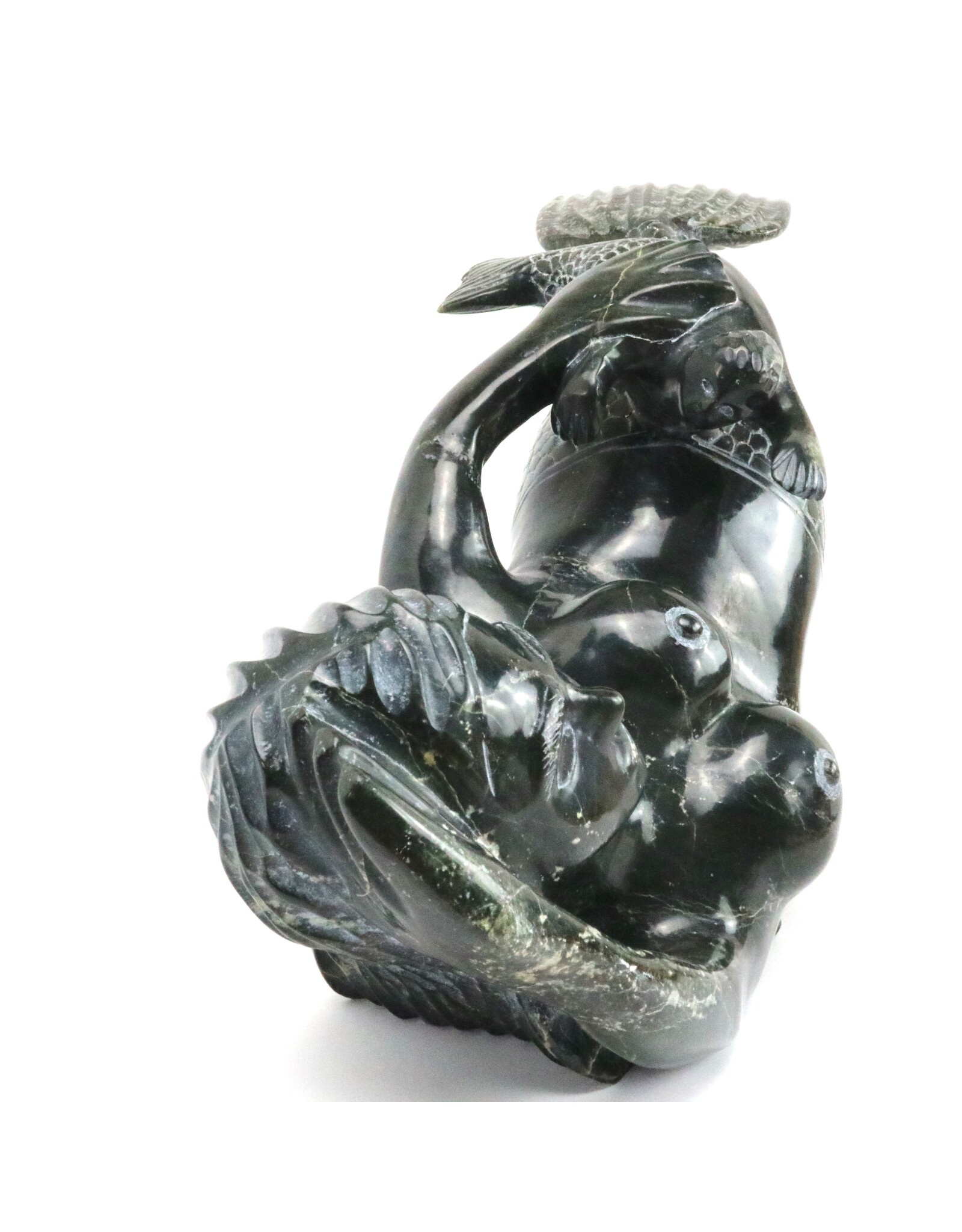 Kinngait [Cape Dorset] Sedna with Young