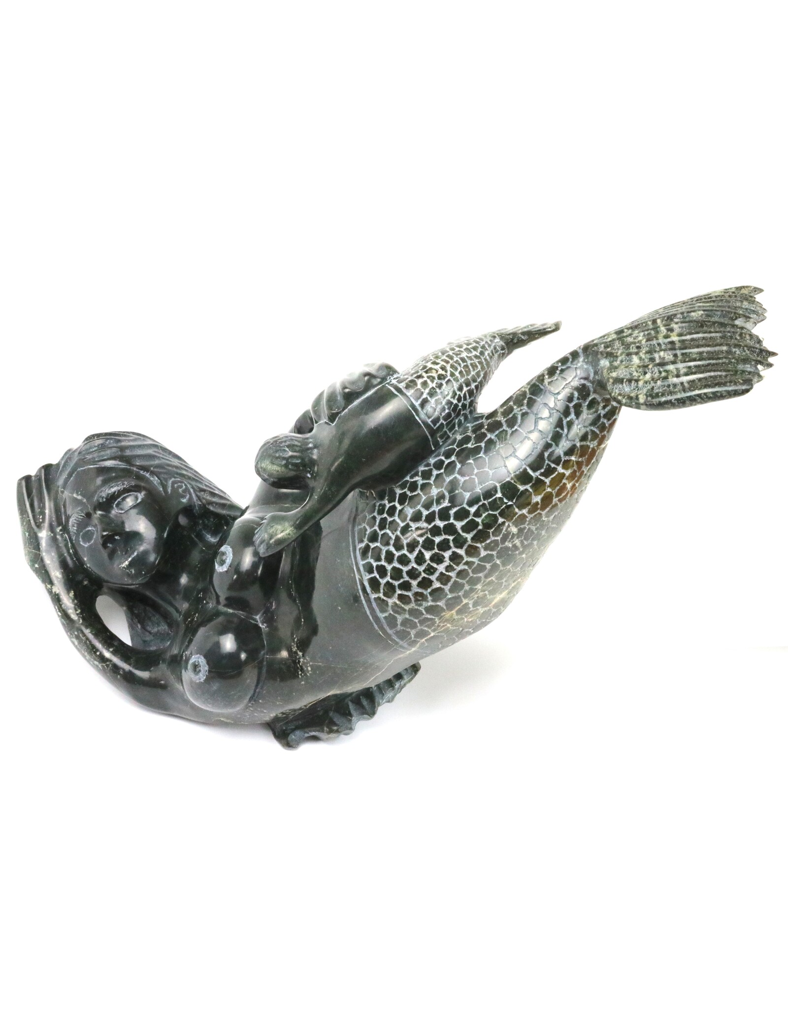 Kinngait [Cape Dorset] Sedna with Young