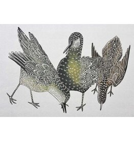 Kinngait [Cape Dorset] Three Shorebirds