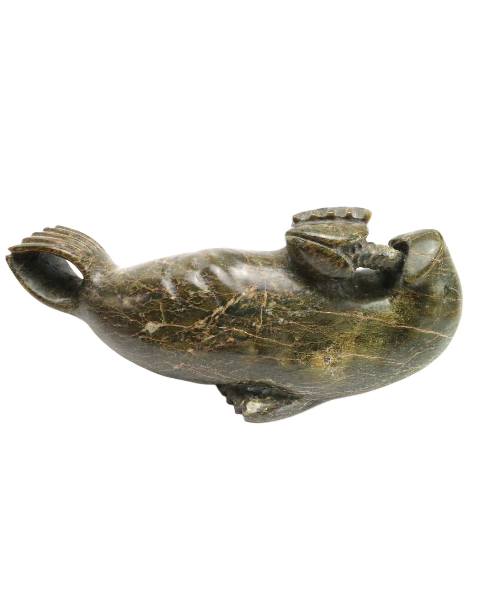 Kinngait [Cape Dorset] Seal with Clam