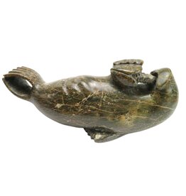 Kinngait [Cape Dorset] Seal with Clam