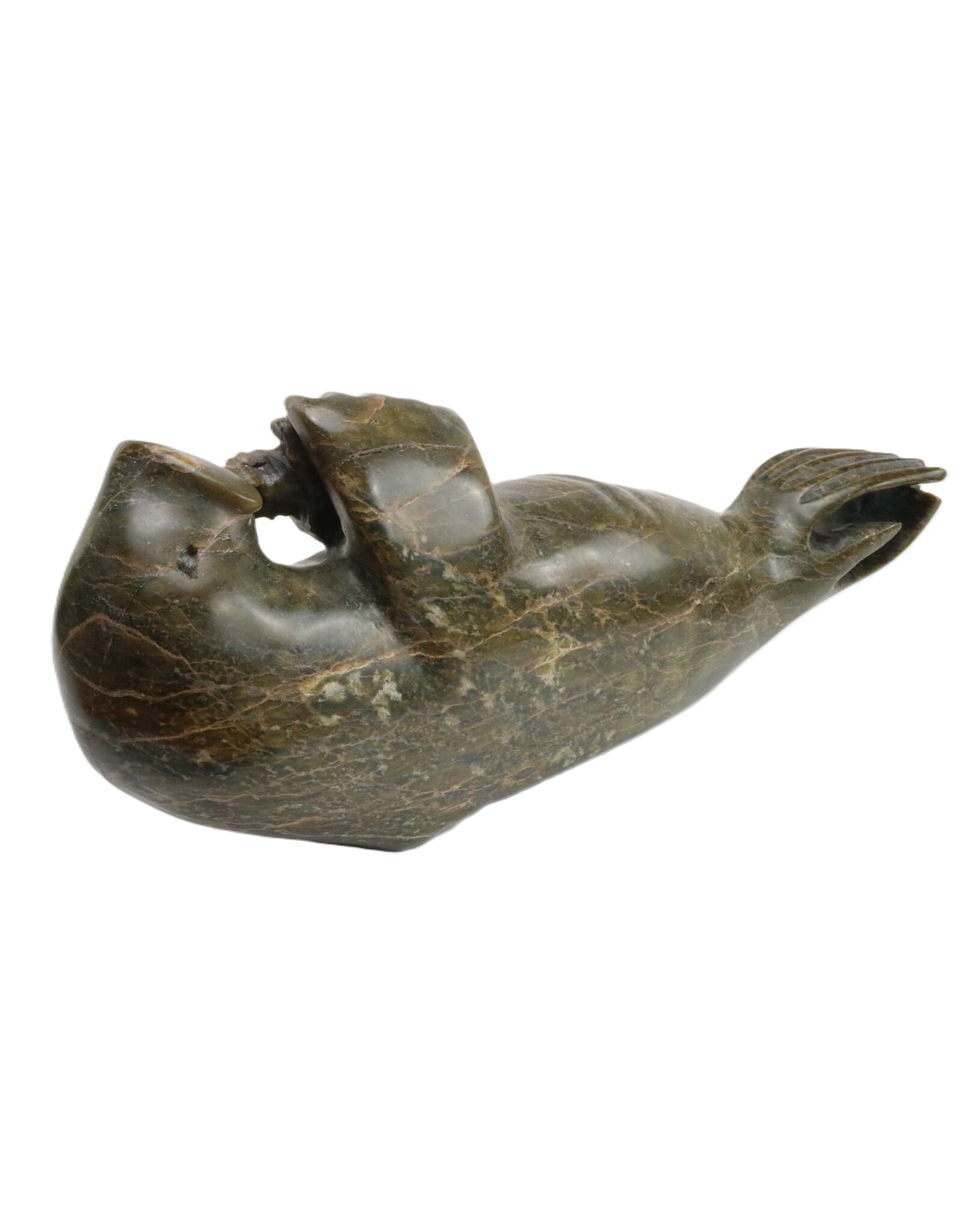 Kinngait [Cape Dorset] Seal with Clam