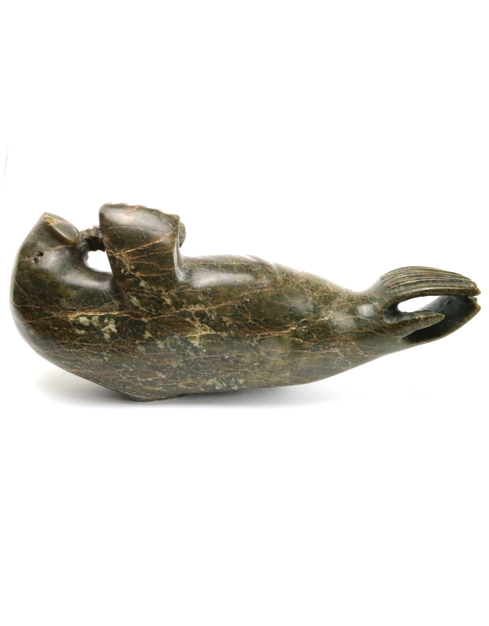 Kinngait [Cape Dorset] Seal with Clam