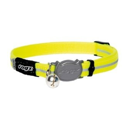 Rogz beltz AlleyCat Halsband Small Dayglo yellow