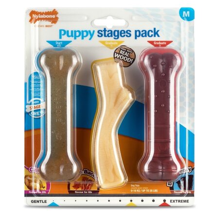 Nylabone Puppy 3-pack medium