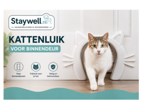 Kattenluik voor binnendeur