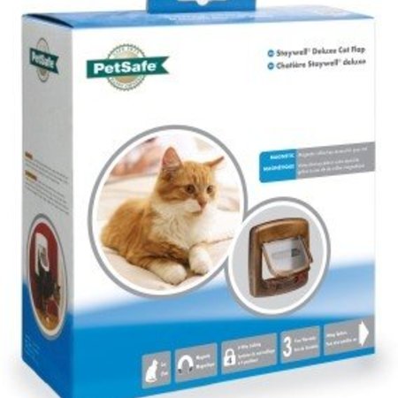 PetSafe Staywell magnetisch Deluxe kattenluik 420 bruin