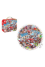 Janod Zoekpuzzel - Brandweer (208 Stukjes)