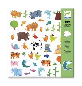 Djeco 160 Stickers Dieren