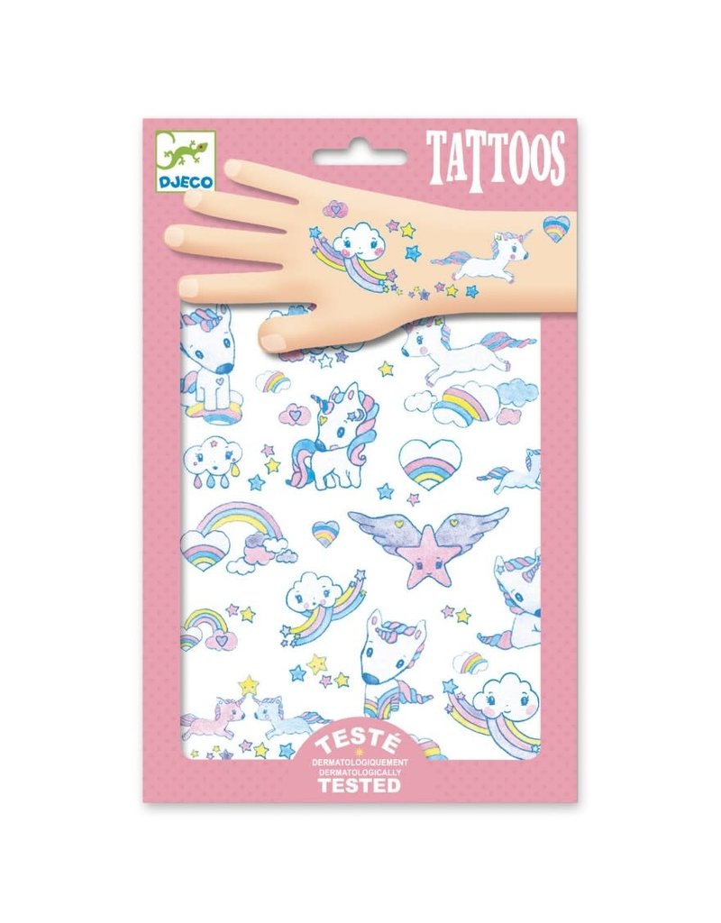 Djeco Tattoos Eenhoorn Glitter