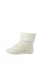 mp Denmark Cotton Rib Baby Socks White 01