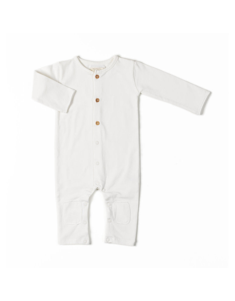 Nixnut Butt Onesie Off White