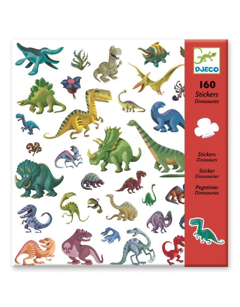 Djeco 160 Stickers Dinosaurus