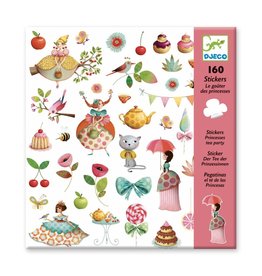 Djeco 160 Stickers theekransje princessen