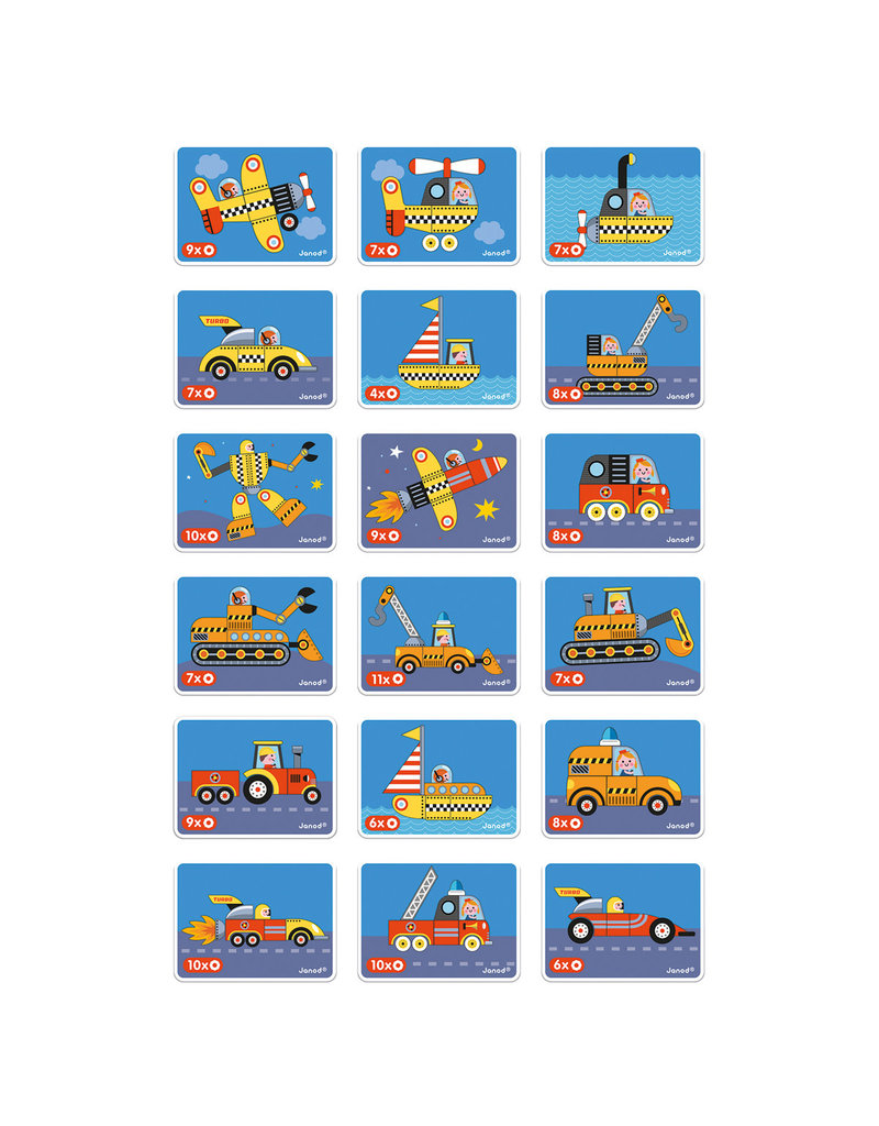 Janod Magnetibook - Racers