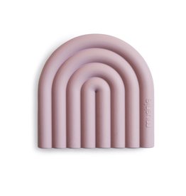 Mushie Bijtspeeltje Regenboog Mauve