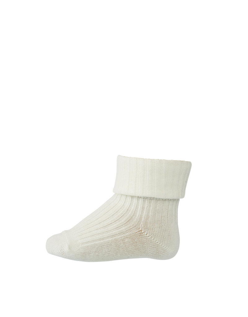 mp Denmark Cotton Rib Baby Socks Snow White 432