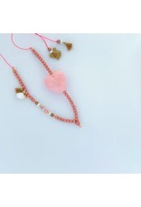 Feestbeest Kids Ketting Sweetheart pink