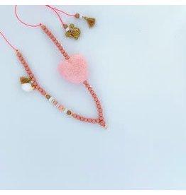 Feestbeest Kids Ketting Sweetheart pink