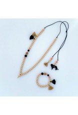 Feestbeest Kids Ketting Wooden chique