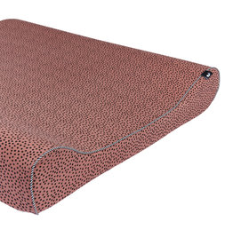 Aankleedkussenhoes cozy dots redwood