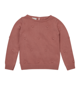 Blossom Kids Knitted Jumper - Dots - Rose