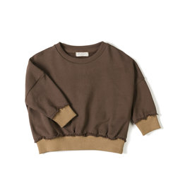 Nixnut Loose sweater Choco