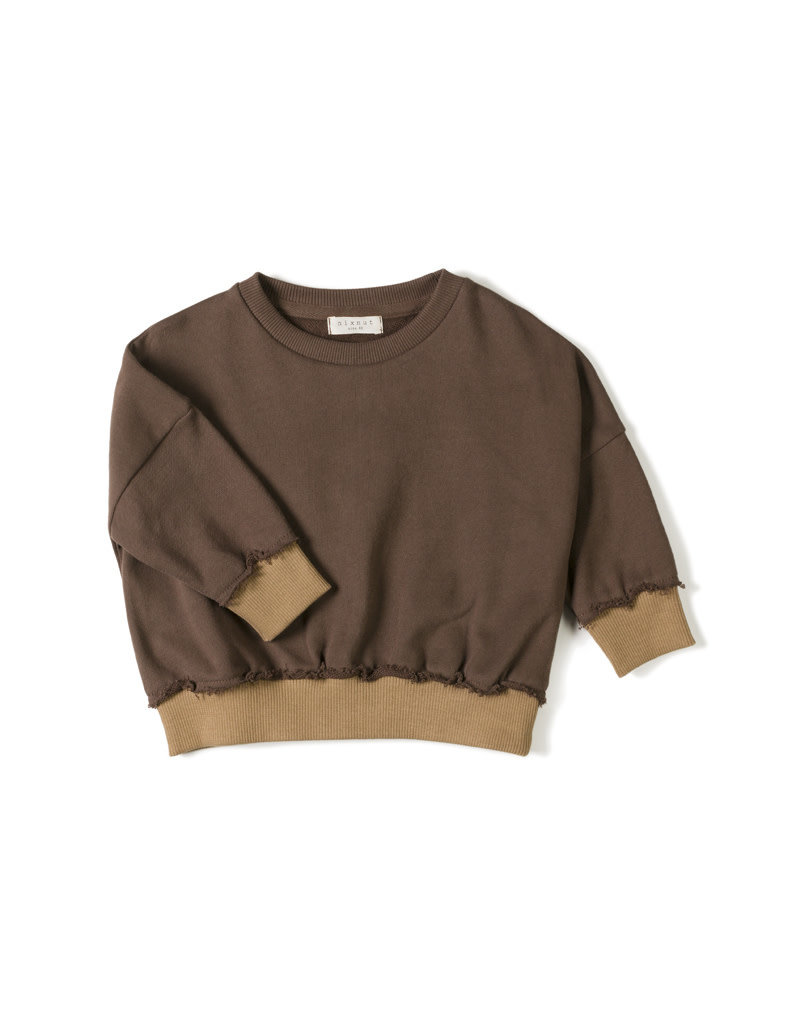 Nixnut Loose sweater Choco
