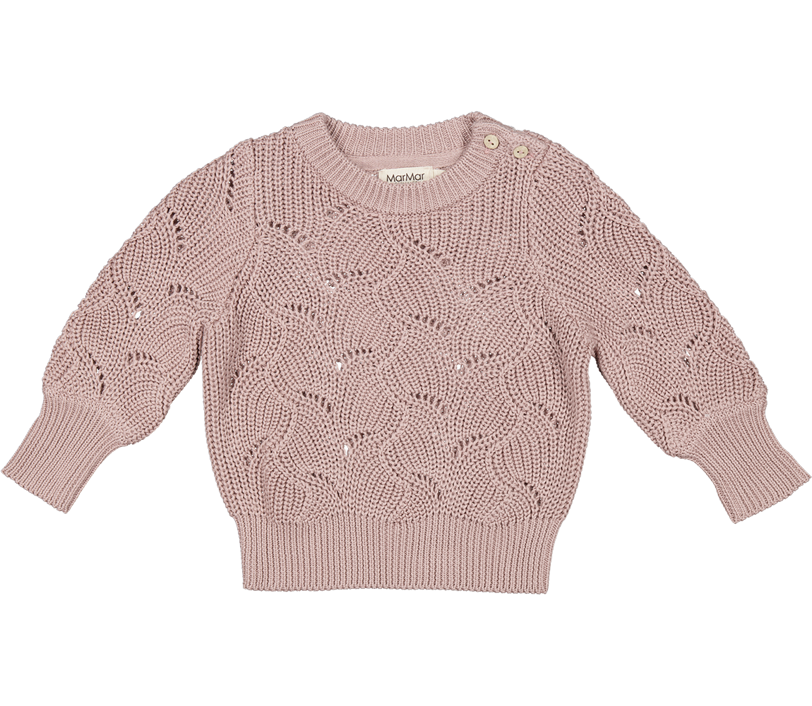 plum knitwear