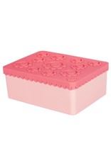 Blafre Lunch box 3 compartimenten flower pink