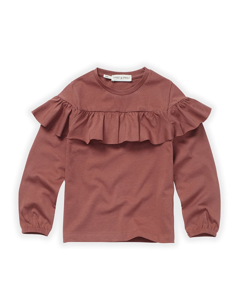Sproet & Sprout T-Shirt Ruffle Fig