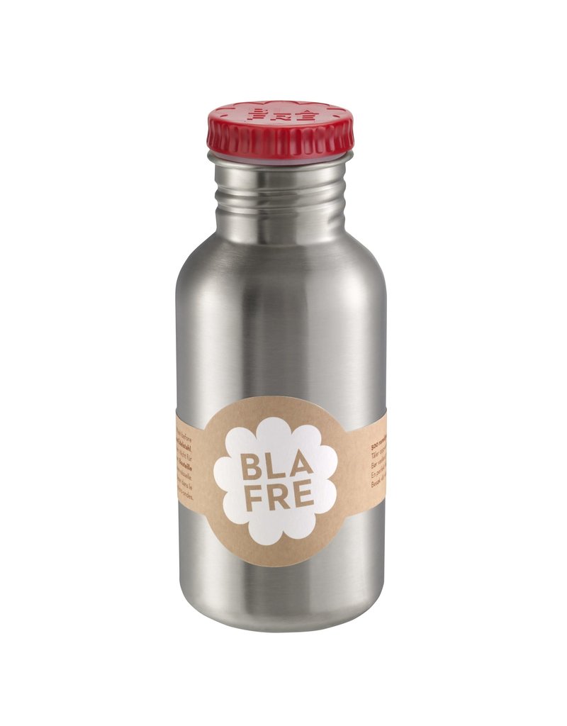 Blafre Stainless steel bottle 500ml red